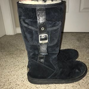 Ugh Boots with Buckle Detail